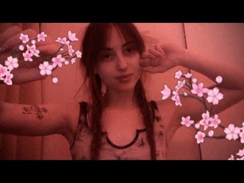асмр звуки рта + неразборчивый шёпот + трогаю твоё лицо !!! 🌸^^