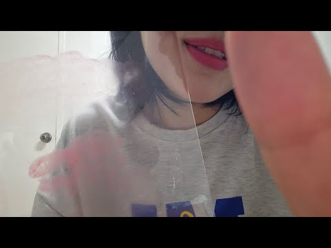 [ASMR] 아크릴판에 뽀뽀 쮸아아아아압💋