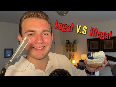 ASMR Legal vs illegal Haircut