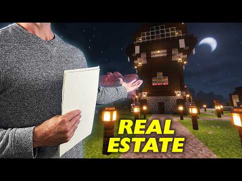 Minecraft Real Estate Agent Sells You a Pillager Tower | ASMR Roleplay