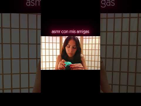 ASMR con mis amigas 😋💗 Relájate con estos cosquillosos sonidos | Video Completo en mi Canal