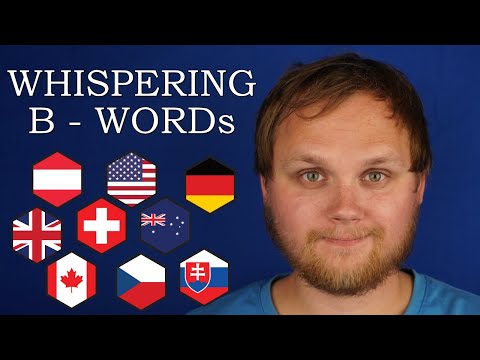Whispering the B-words | ASMR for sleep