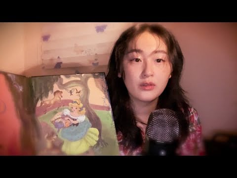 ASMR 🧚🏻‍♀️ inaudible whisper reading you a fairy tale ( + semi-audible whispers )