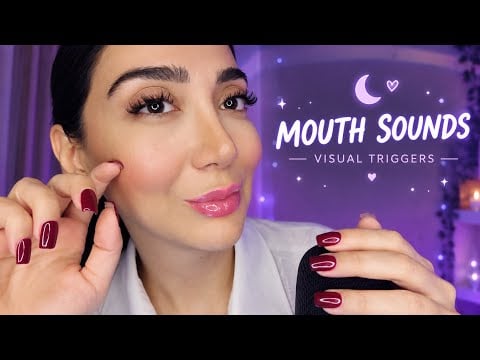 Asmr Mouth Sound , Visual Triggers, Hand Movements 