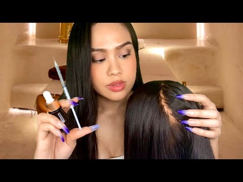 ASMR BRAIN-MELTING Luxury Scalp Check, Botox Injections, Spa Facial | Layered Sounds| light gum