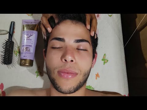 [ASMR] Aplicado massage hair scalp #asmr