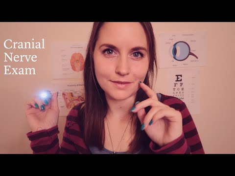 ASMR Unprofessional Student Cranial Nerve Exam | Soft Spoken, Medical Roleplay