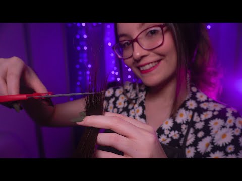 ASMR ☆ corte de cabelo realista e top ☆ (roleplay) voz suave