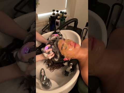 pov: you booked the viral scalp facial