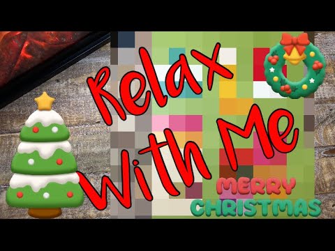 ASMR Visual & Sound Triggers: Presents 🎁 & Ornaments Sticker Puzzle #722