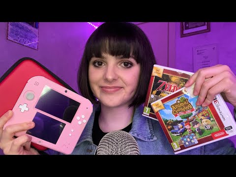 ASMR My Videogame Collection🕹️👾🎮 (tapping, trigger assortment)