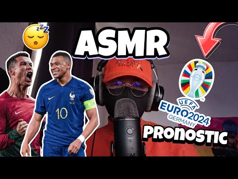 ASMR Français • Mes Pronostics Pour l'EURO 2024 ⚽😴 (Chuchotement ultra puissants et proche du micro)