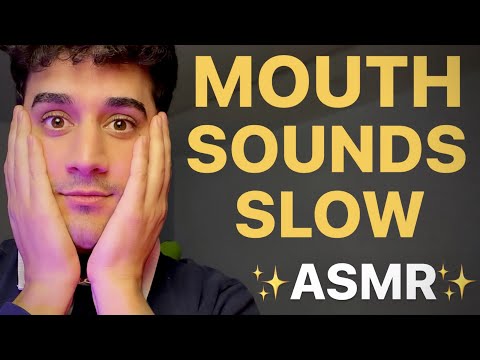 ASMR || Slow mouth sounds || Inaudible