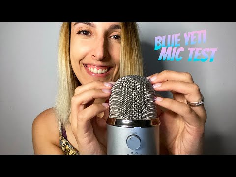 MIC TEST: IL MIO PRIMO VIDEO CON IL BLUE YETI! 😍 Whispering e tanti trigger! ASMR ITA