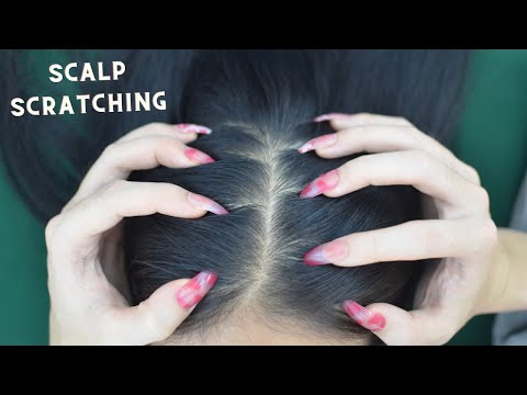 ASMR Head Scratching Aggressive, Hair Parting, Hair Brushing Tingles, Sounds For Headache Relief