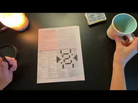 ASMR Crossword Puzzle Trader Joe’s Fearless Flyer Fall 2025 ~ For Fun
