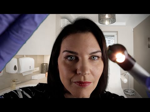 ASMR Ear, Nose, Throat Exam (for seasonal allergies, gloves, lights, personal attention)