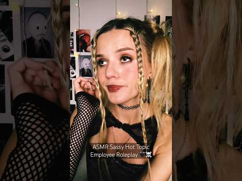 #asmr Rude Hot Topic Employee 🙄 #hottopic #grunge #punk #asmrsounds #asmrvideo #sleep