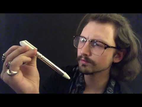 ASMR 2 minute Cranial Nerve Exam Using Only Tingliest Pen