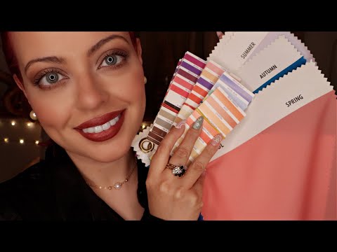ASMR| 80s COLOR ANALYSIS In Depth Consultation RP - All Four Seasons (PERSONAL ATTENTION)