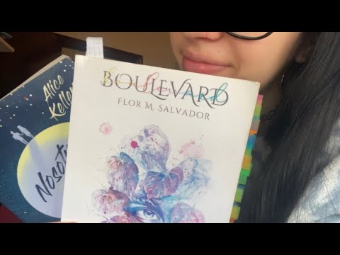 ASMR RECOMENDANDO LIBROS Y LEYENDO 📖