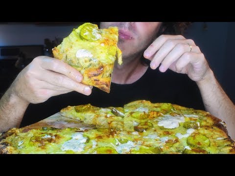 ASMR PICKLE PIZZA w/ RANCH SAUCE ! * No Talking * | Nomnomsammieboy