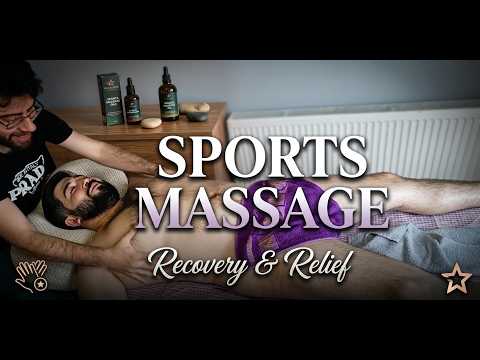 FULL BODY MASSAGE AFTER EXERCISE ON A STRETCHER-CHEST,LEG,FOOT,ARM,BACK,ABDOMEN,BELLY