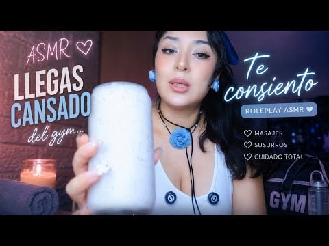 💙 ASMR | Llegas Cansado del Gym y Te Consiento 🏋️😘 (Atención Personal) soft Spoken 