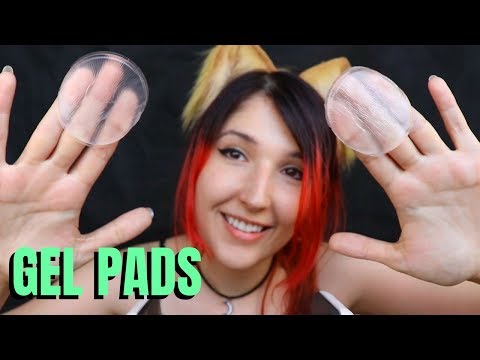 ASMR - GEL PADS ~ Tingly Treats for Your Ears! Latex Makeup Sponge ~