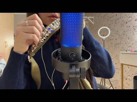 быстрый и хаотичный asmr обзорчик моих swagg сумочек ^_^ скретчинг, таппинг, болтовня