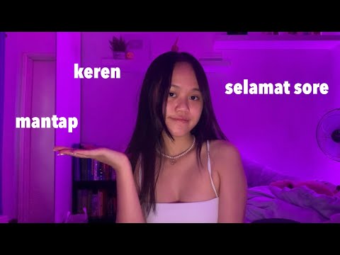 ASMR Indonesian trigger words