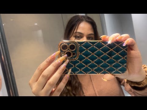 [ASMR] tapping around bathroom + iPhone tapping!