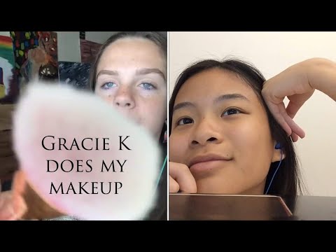 Gracie K does my makeup! (Reaction/ Commentary Video)