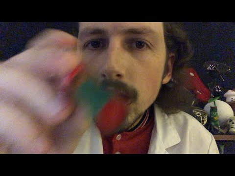 ASMR 4 Minute Chaotic Cranial Nerve Examination Roleplay