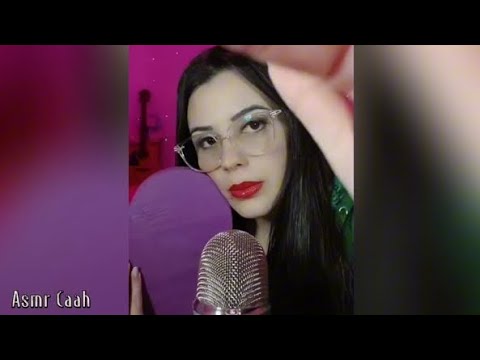 ASMR LIVE 100% Sem Voz Para Descansar a Mente das Agitações do Dia | asmr caah