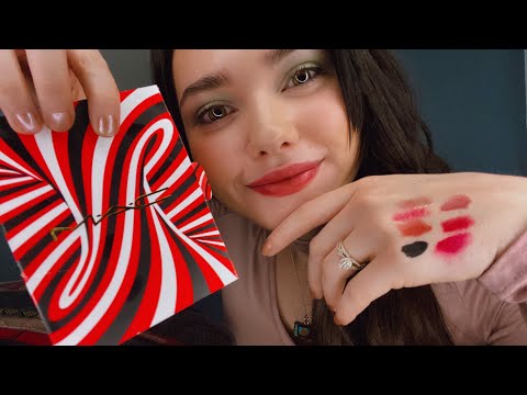 ASMR Lipstick Try On💄 My Favorite Shades / M•A•C / Revlon / E.l.f / N.Y.X