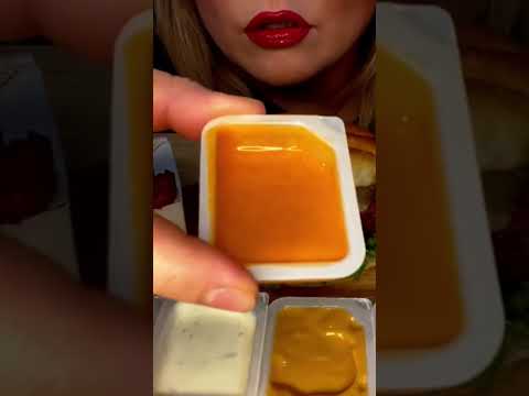 Chick-Fil-A Sauces #shorts #asmreating #youtube #foodie #chickfila