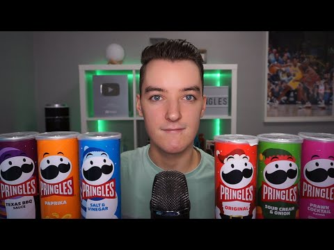 [ASMR] Pringles Mukbang