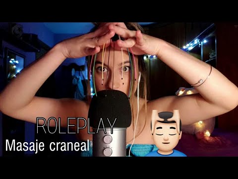 ASMR || Masaje craneal + Scratching en el micro || Pau ASMR