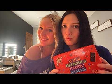 ASMR With My Best Friend ✨ (Trying Exotic Snacks From Turkey) 