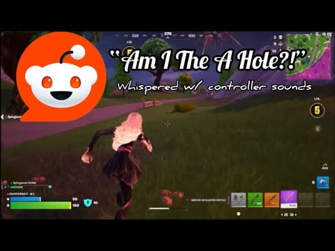 ASMR - Whispered Reddit Stories (Controller Sounds & Fortnite Gameplay)