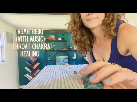 POV Reiki Session (with music)💙Throat Chakra | When to Talk vs Listen | Chakra Alignment to Speak Up