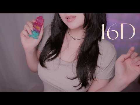 ASMR 16D Unpredictable Triggers to CURE Tingle Immunity ⚡