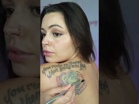 Tattoo Tracing ASMR!! #asmr #tattootracing #tingles #relax