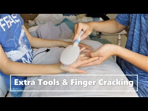 Finger Cracking - Hand Massage with Extra Tools | Massage ASMR