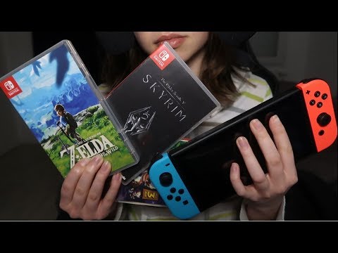 ASMR Présentation de ma switch et jeux