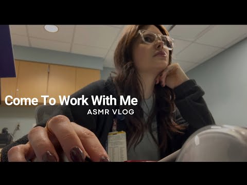 ASMR VLOG Come To Work With Me✨(Whispered Voice Over)