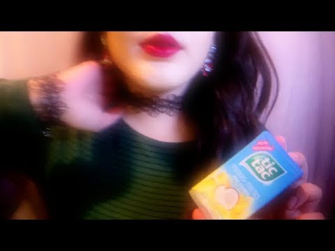 ASMR Mouth Sounds, Kissing Sounds (Tic Tac Coconut Mints)