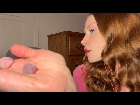 🌿 ASMR 🌿 Eating Sour Gummy Candy — 100% Whispered Close-up Ramble + Mukbang