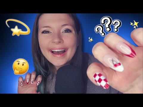 ASMR Fast and Aggressive Mic Scratching Sounds With Fast Whispers | Guessing Game Edition